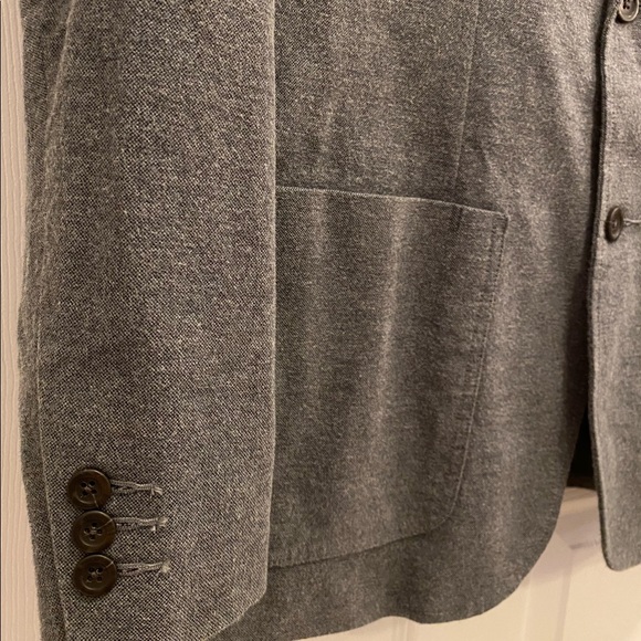 Gap Mens Light Grey Blazer Suit Jacket - Size L - Picture 7 of 11